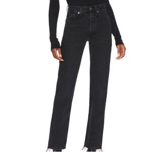 Agolde Black High Rise Women Jeans